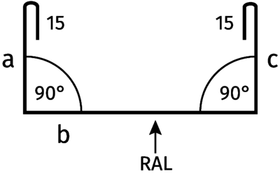 U-profil U-profil - Tvärsnitt
